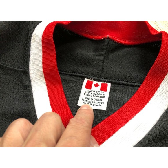 CCM Ontario Senators Embroidered AAA Goalie Hockey Jersey Men Sewn Canada XXXL❄️ - Picture 5 of 11